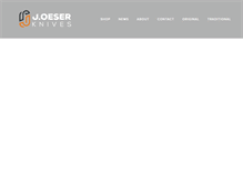 Tablet Screenshot of joeserknives.com